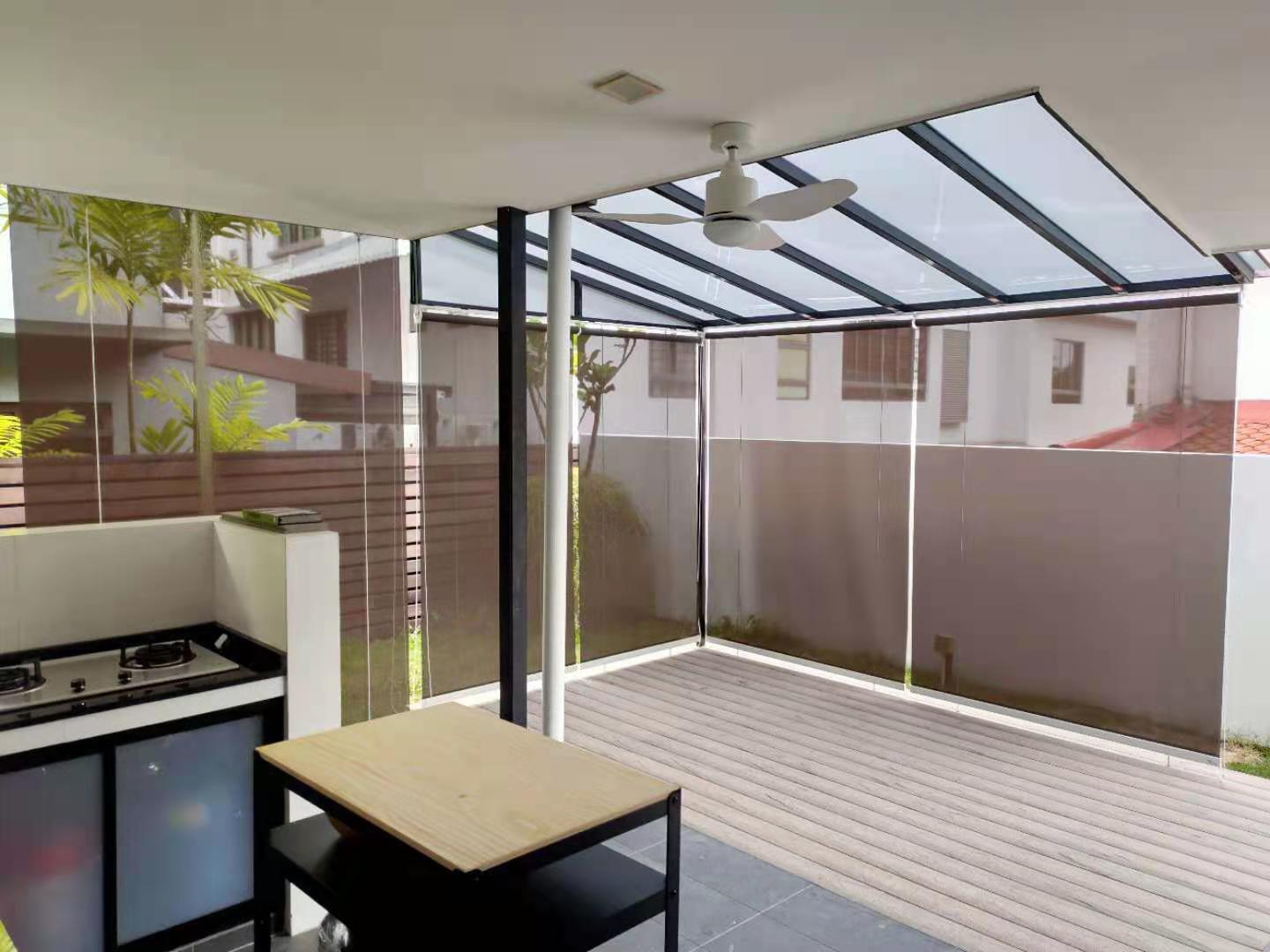 Indoor Blinds Transaprent installed Singapore